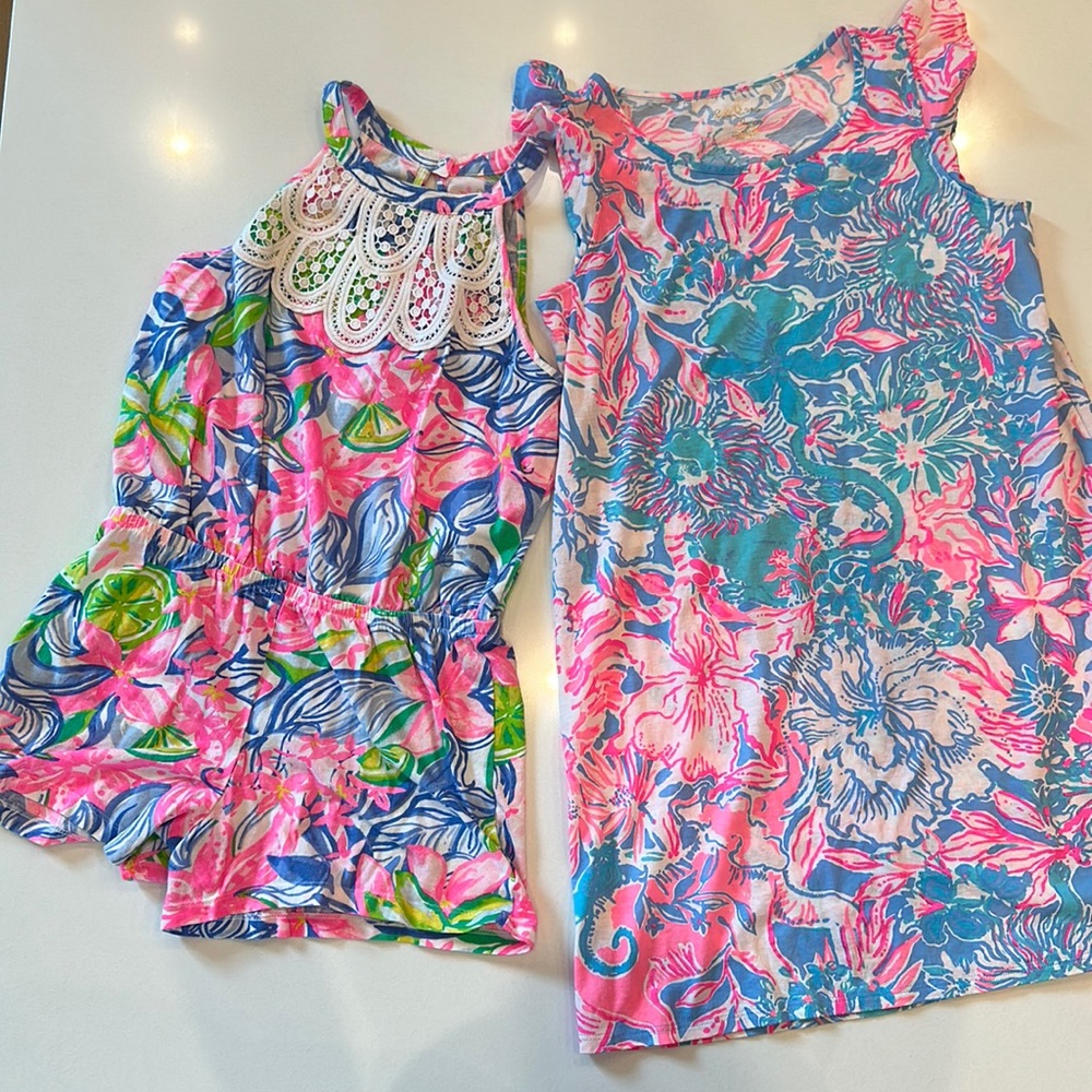 Lilly Pulitzer dress and jumpsuit size XL 12-14